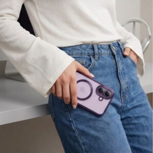 TECH-PROTECT MAGFLEX MAGSAFE Apple iPhone 17 BLIZGANTI LEVANDŲ SPALVA - Image 5