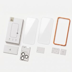 GRŪDINTAS STIKLAS Tech-Protect EASY SET+ 3-PACK Apple iPhone 18 PRO CLEAR - Image 13