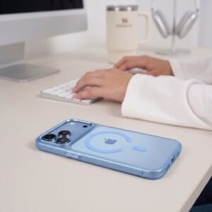 Tech-Protect MAGZERO MagSafe iPhone 17 PRO / 18 PRO MATINIS ŠVIESIAI MĖLYNAS - Image 6