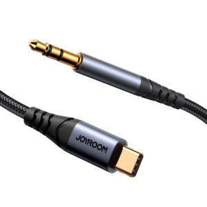 Joyroom Audio Transfer Series SY-A07 Mini Jack 3.5mm/USB-C Cable 1.2m - Black - Image 4