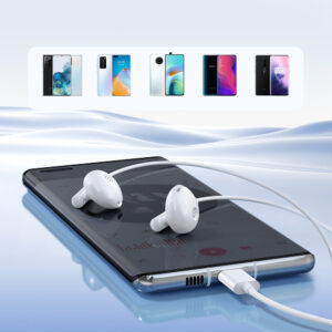 Joyroom JR-EC05 USB-C in-ear headphones - white - Image 6