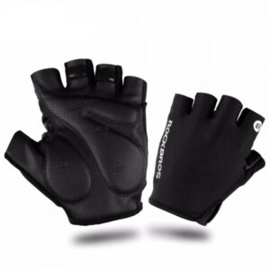Rockbros S106BK dviratininko pirštinės, dydis L - juodos spalvos - Image 4