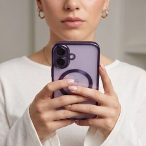 TECH-PROTECT MAGFLEX MAGSAFE Apple iPhone 17 BLIZGANTI LEVANDŲ SPALVA - Image 6