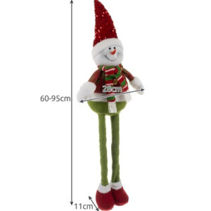 Kalėdinis sniego senelis - teleskopinis 95cm Ruhhy 22331 - Image 3