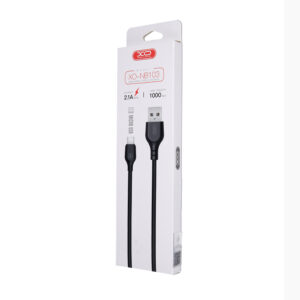 XO kabelis NB103 USB - microUSB 1,0 m 2,1A juodas - Image 2