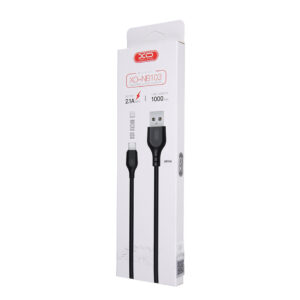 XO kabelis NB103 USB - microUSB 1,0 m 2,1A baltas - Image 2