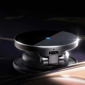 Joyroom JR-ZS408 magnetic holder with 15W inductive charger for car cockpit - black - Image 9