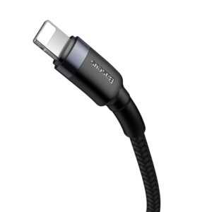Baseus laidas Cafule PD USB-C – Lightning 1,0 m pilkas-juodas 18W - Image 6
