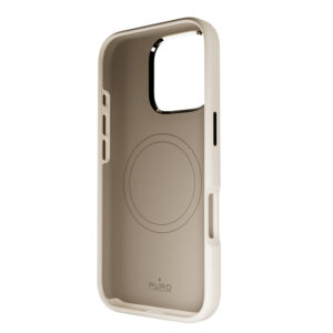 Puro Icon Mag Pro MagSafe Silicone Case for iPhone 16 Pro - Beige - Image 2