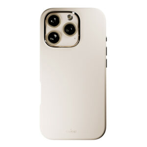 Puro Icon Mag Pro MagSafe Silicone Case for iPhone 16 Pro - Beige - Image 4