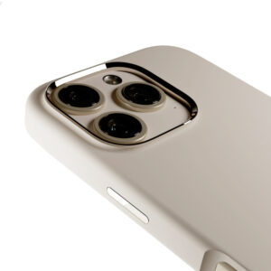 Puro Icon Mag Pro MagSafe Silicone Case for iPhone 16 Pro - Beige - Image 5