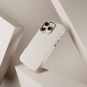 Puro Icon Mag Pro MagSafe Silicone Case for iPhone 16 Pro - Beige - Image 9