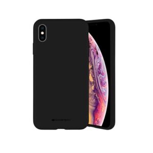 Mercury silikoninis dėklas Apple iPhone 15 Pro 6,1" juodas
