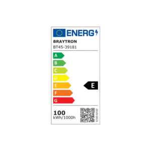 Pramoninis LED šviestuvas Braytron HIBAY, 100 W, juodas - Image 5