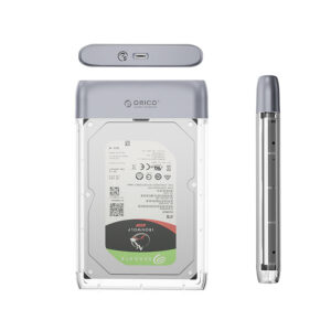 Orico TX25C3 2.5" HDD/SSD USB-C 5Gb/s Disk Drive - Transparent - Image 2