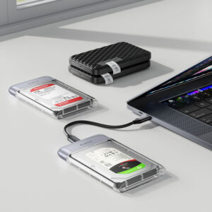 Orico TX25C3 2.5" HDD/SSD USB-C 5Gb/s Disk Drive - Transparent - Image 3