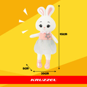 Pliušinis zuikutis 45 cm Kruzzel 26761 - Image 2