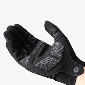 Rockbros cycling gloves spring/summer/autumn, full, size: L - juodos spalvos - Image 3