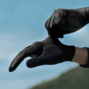 Rockbros cycling gloves spring/summer/autumn, full, size: L - juodos spalvos - Image 4