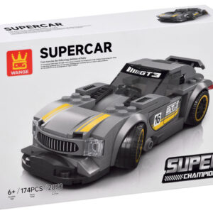 Techniniai kaladėlių rinkiniai Sportinis automobilis SILVER 174-dalių + lipdukai ZA4287 - Image 8