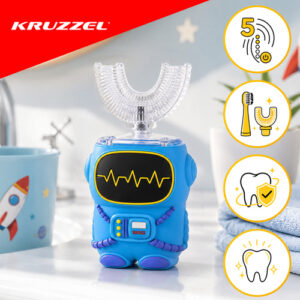 Sonic dantų šepetėlis vaikams – Kruzzel robotas - Image 4