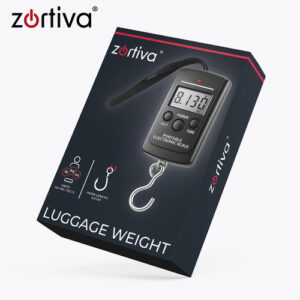 LED bagažo svarstyklės – 40 kg „Zortiva“ - Image 2
