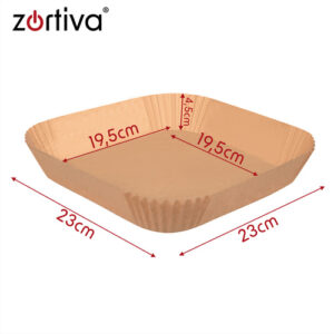 Popierinis įdėklas gruzdintuvei 100 vnt. Zortiva - Image 3