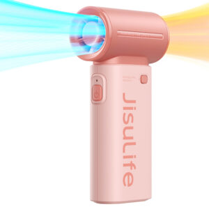 Jisulife Handheld Fan Life9 3600mAh Portable Mini Blower USB Fan - Pink - Image 9