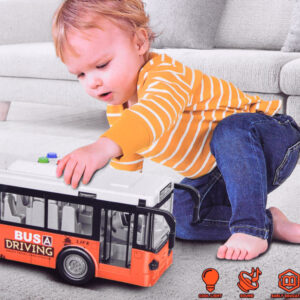 Didelis autobusas su garsais, šviesomis ir atsidarančiomis durimis 1:16 ZA4634 - Image 7