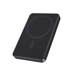 Gembird PB05-WPC15M-01 Magnetinė belaidė išorinė baterija 15 W, 5000 mAh, juoda