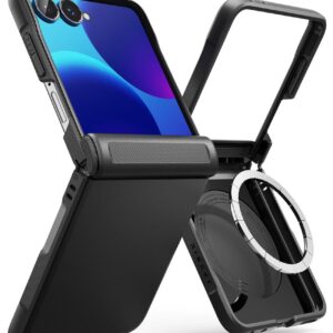 RINGKE ONYX FLAP MAGNETINIS MagSafe DĖKLAS Samsung Galaxy Z FLIP 8 JUODAS - Image 2