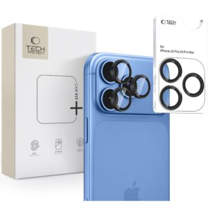 FOTOAPARATO APSAUGA Tech-Protect CAMRING FIT+ Apple iPhone 18 PRO / MAX JUODA