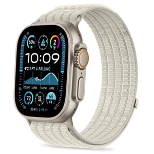 Tech-Protect NYLON SPORT APPLE WATCH 8 / 9 / 10 / 11 / SE / ULTRA (44 / 45 / 46 / 49 MM) STARLIGHT