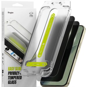 PRIVATUMĄ UŽTIKRINANTIS EKRANO STIKLAS RINGKE EASY SLIDE 2-PACK GOOGLE PIXEL 9 PRO / 10 PRO / 11 PRO PRIVACY