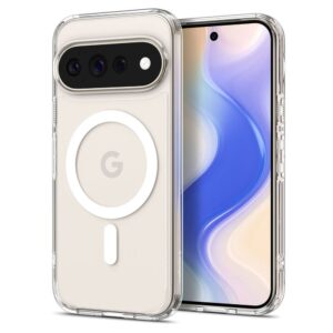 SPIGEN ULTRA HYBRID MAG MAGSAFE GOOGLE PIXEL 11 PRO XL SKAIDRUS/BALTAS - Image 2