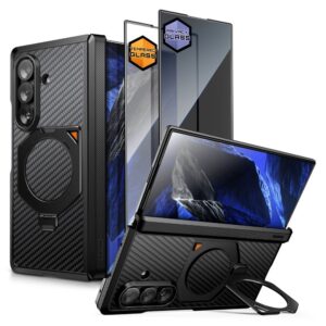 SUPCASE UB AERO MAGSAFE 2-SET GALAXY Z FOLD 8 ULTRA ARAMID JUODAS