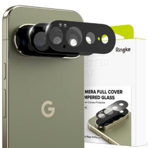 FOTOAPARATO APSAUGA RINGKE CAMERA FULL COVER 2-PACK GOOGLE PIXEL 11 PRO XL JUODA