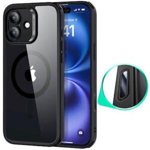 ESR Hybrid Camera Control Apple iPhone 16, clear black