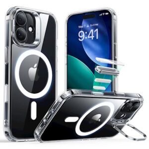 ESR Classic Hybrid Stash Stand Apple iPhone 17, clear