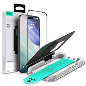 ESR UltraFit Screen Protector Apple iPhone 17/16 Pro, clear