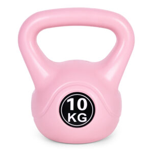 10 kg svarmuo mankštai, hantelis, svorio kamuolys, fitneso svoris, rožinis, ModernHome - Image 2