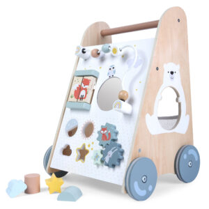 Medinis lavinamasis stumdukas su judančiais elementais, ECOTOYS - Image 2