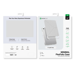 AmazingThing Minimal Case for iPad Air 11" M2/M3/M4 (2024/2025/2026) - pilkos spalvos - Image 6