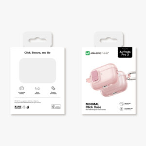 AmazingThing Minimal Dėklas skirtas AirPods Pro 3 - rožinės spalvos - Image 5