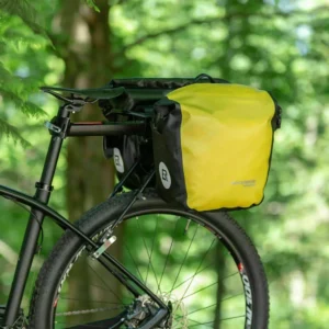Rockbros AS-003-1Y waterproof bicycle bag with shoulder strap, front/rear mounting, 10-14l - yellow - Image 8