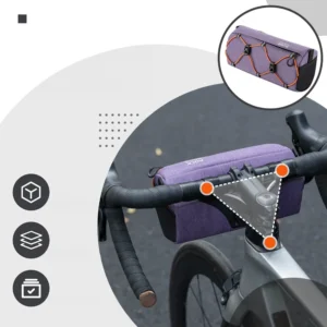 Rockbros 30110054005 Handlebar Bike Bag 2.2L - Purple - Image 3