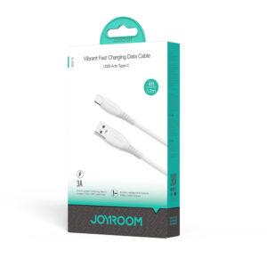 Joyroom S-A59 Vibrant Series 3A USB-A - USB-C cable 1.2m - white - Image 3