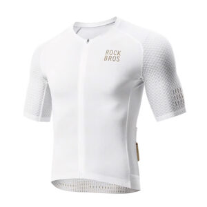 Rockbros YDDX011 Diamond Short Sleeve Cycling Jersey Size XXL - White