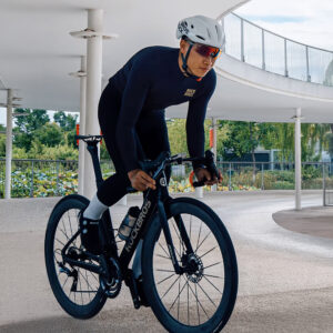 Rockbros YDWT020 Diamond Spring/Autumn/Winter Cycling Jersey Size XL - Black - Image 4