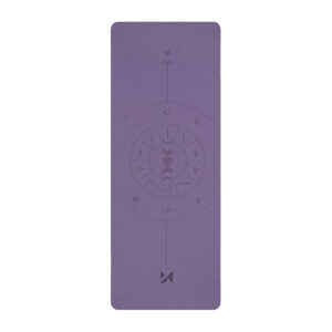Wozinsky WNSP-NKP Exercise Mat 183 x 61 x 0.5 cm for yoga and gymnastics made of natural rubber - violetinės spalvos